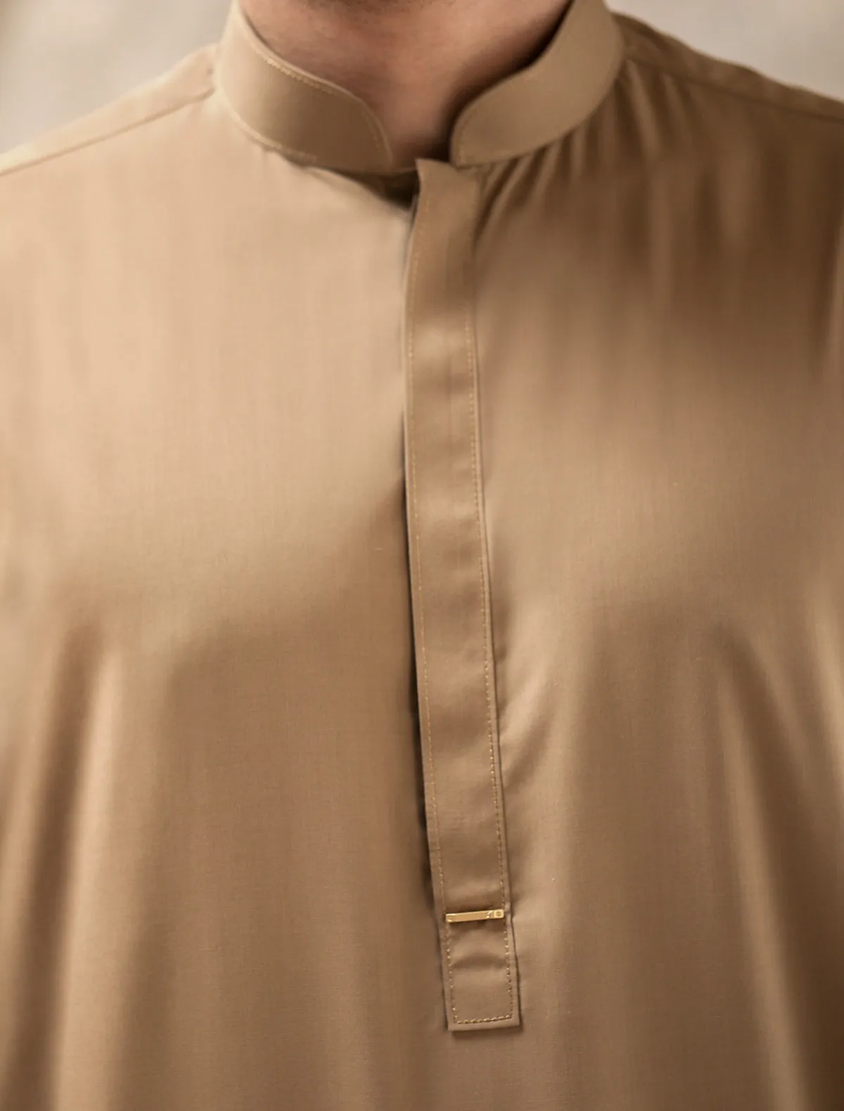 BEIGE KURTA PAJAMA