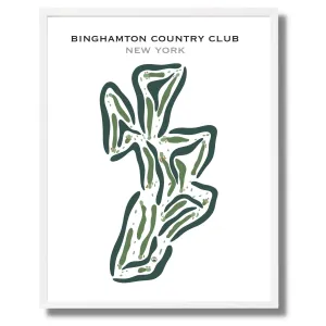 Binghamton Country Club, New York - Printed Golf Courses