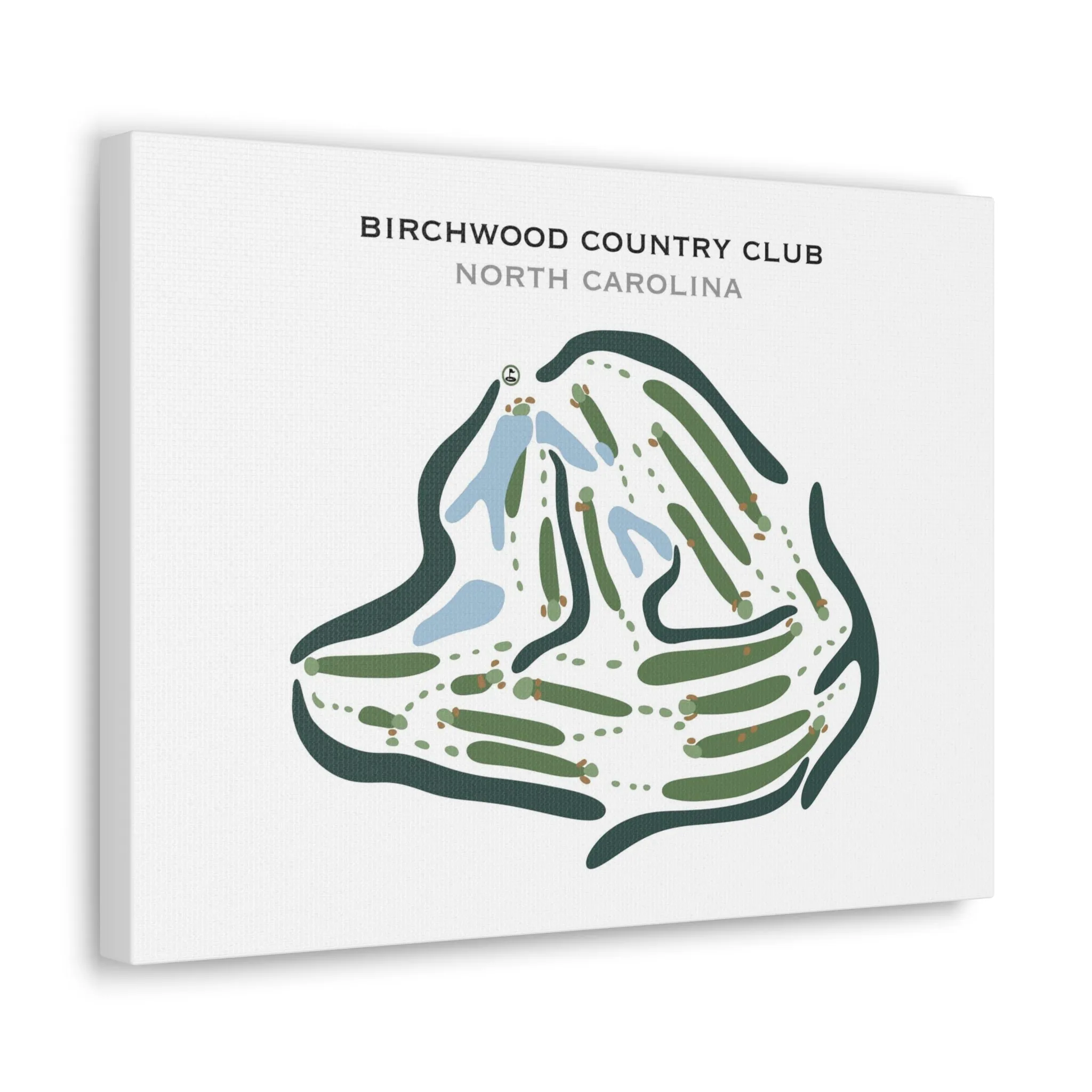 Birchwood Country Club, North Carolina - Printed Golf Courses