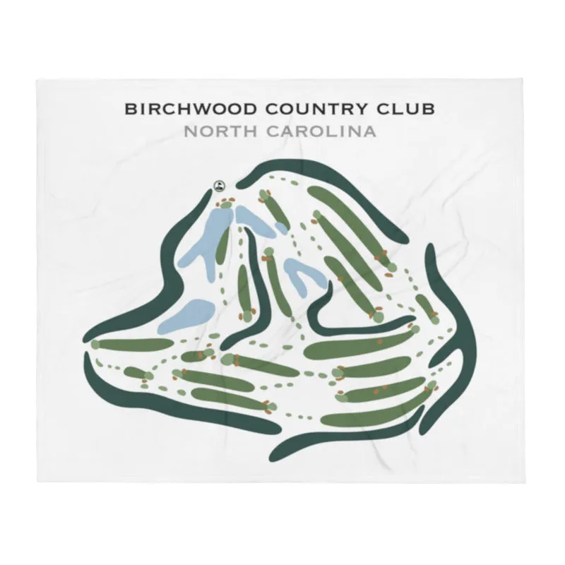 Birchwood Country Club, North Carolina - Printed Golf Courses