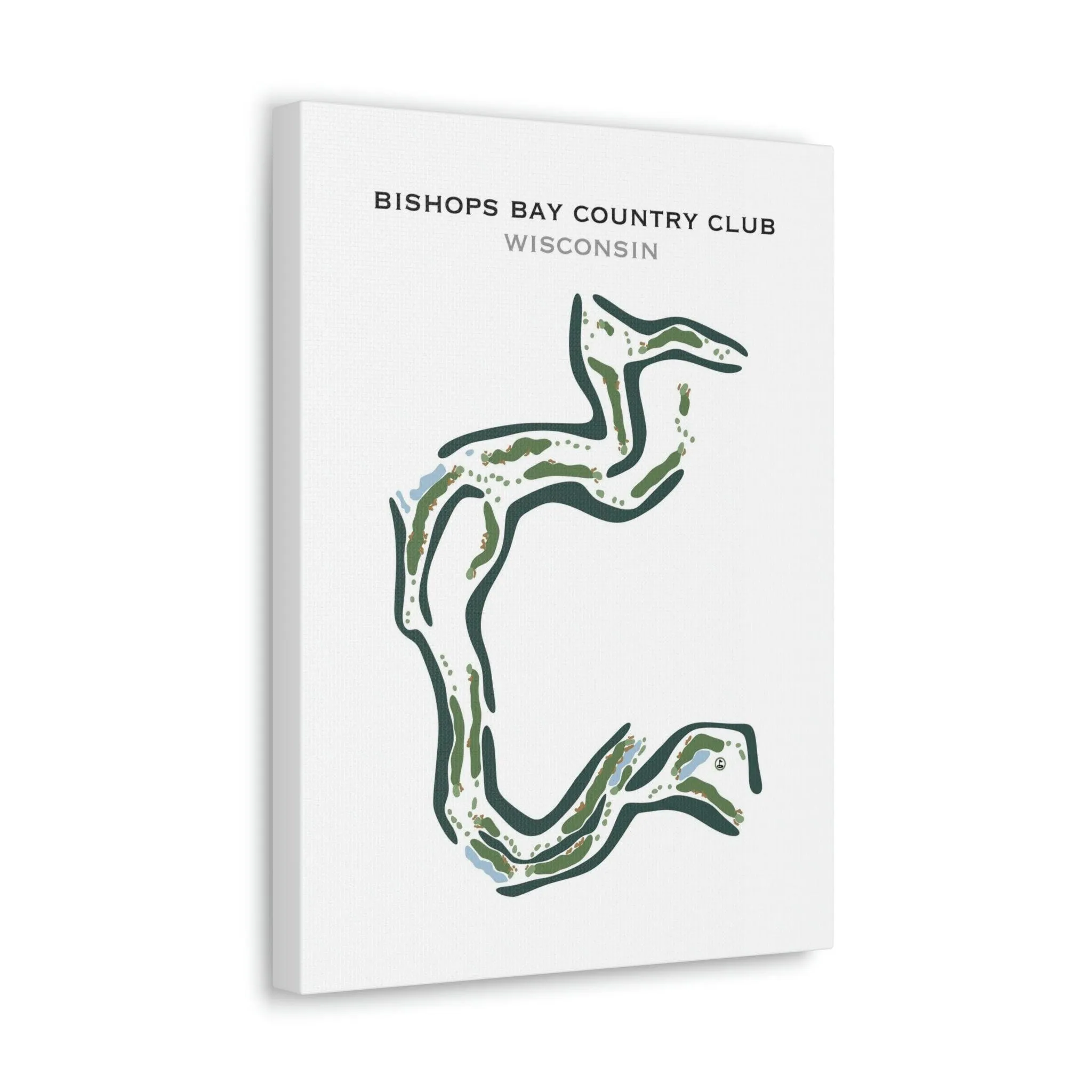 Bishops Bay Country Club, Wisconsin - Printed Golf Courses