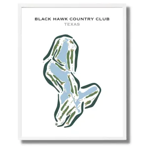 Black Hawk Country Club, Texas - Printed Golf Courses