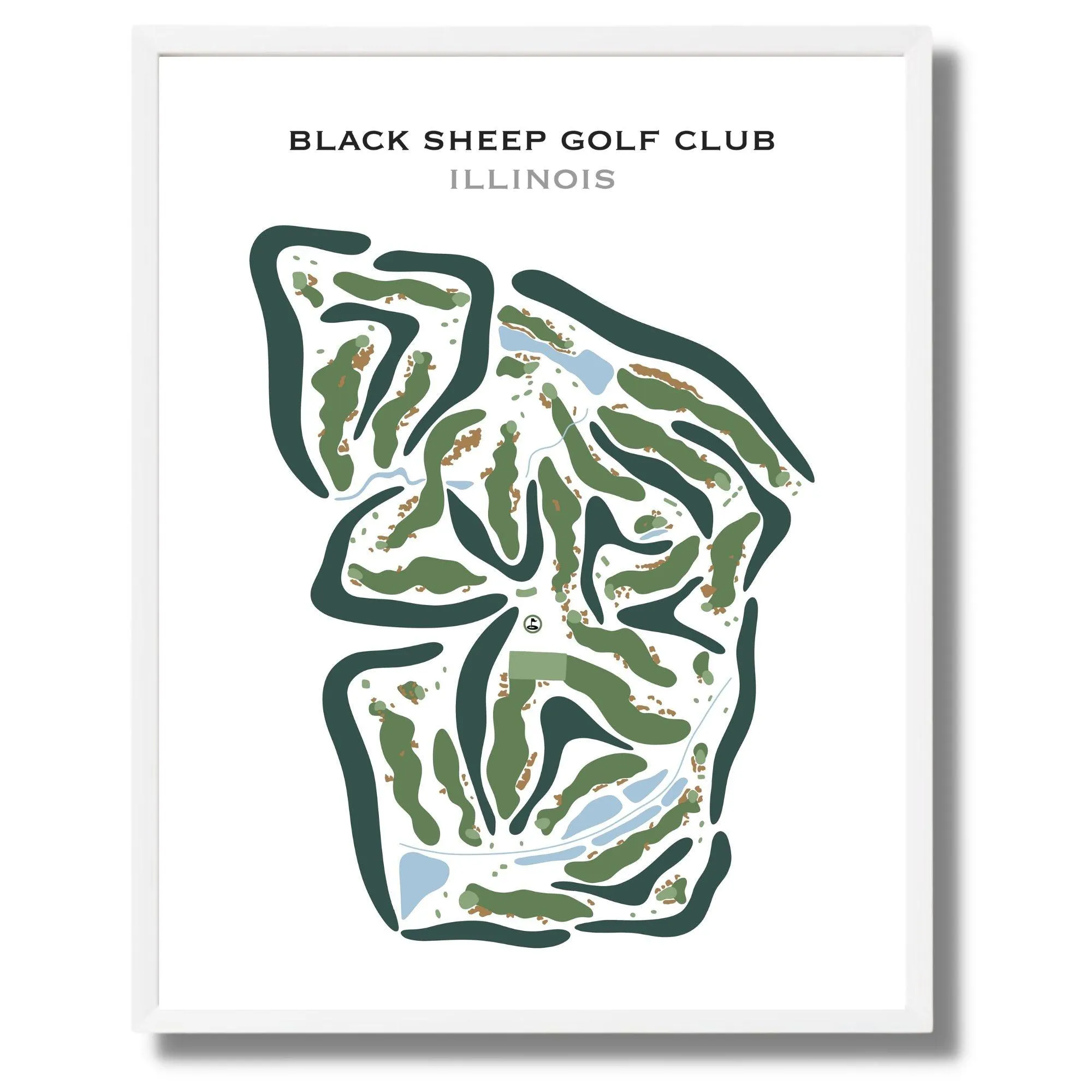 Black Sheep Golf Club, Illinois - Printed Golf Courses