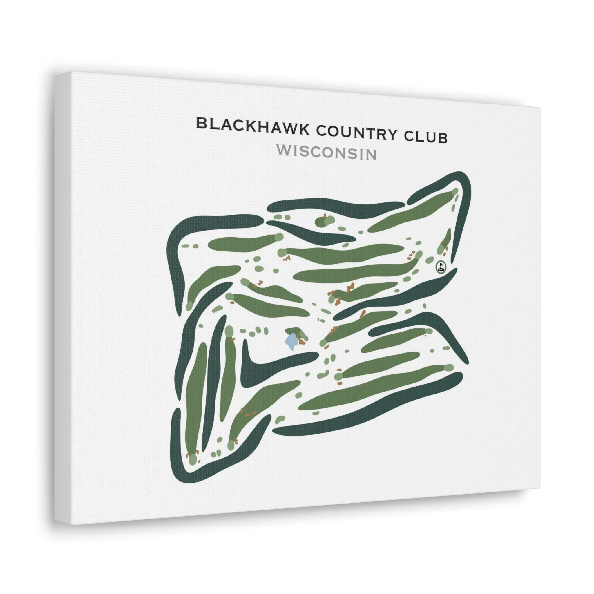 Blackhawk Country Club, Wisconsin - Printed Golf Courses