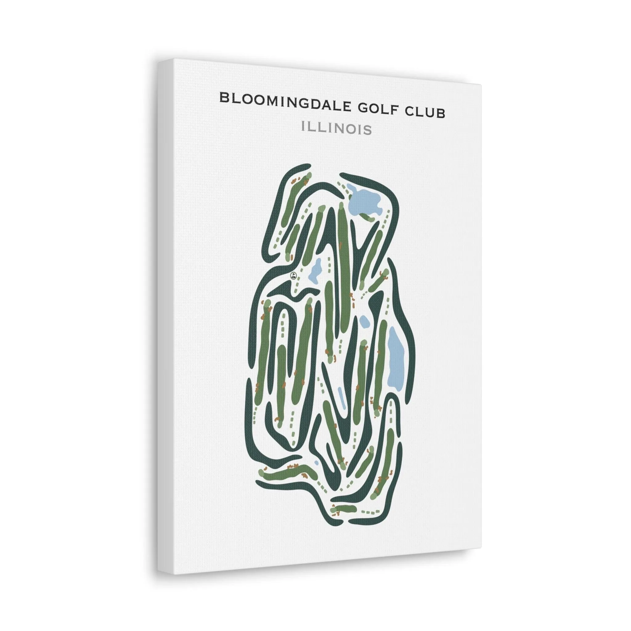 Bloomingdale Golf Club, Illinois - Printed Golf Courses