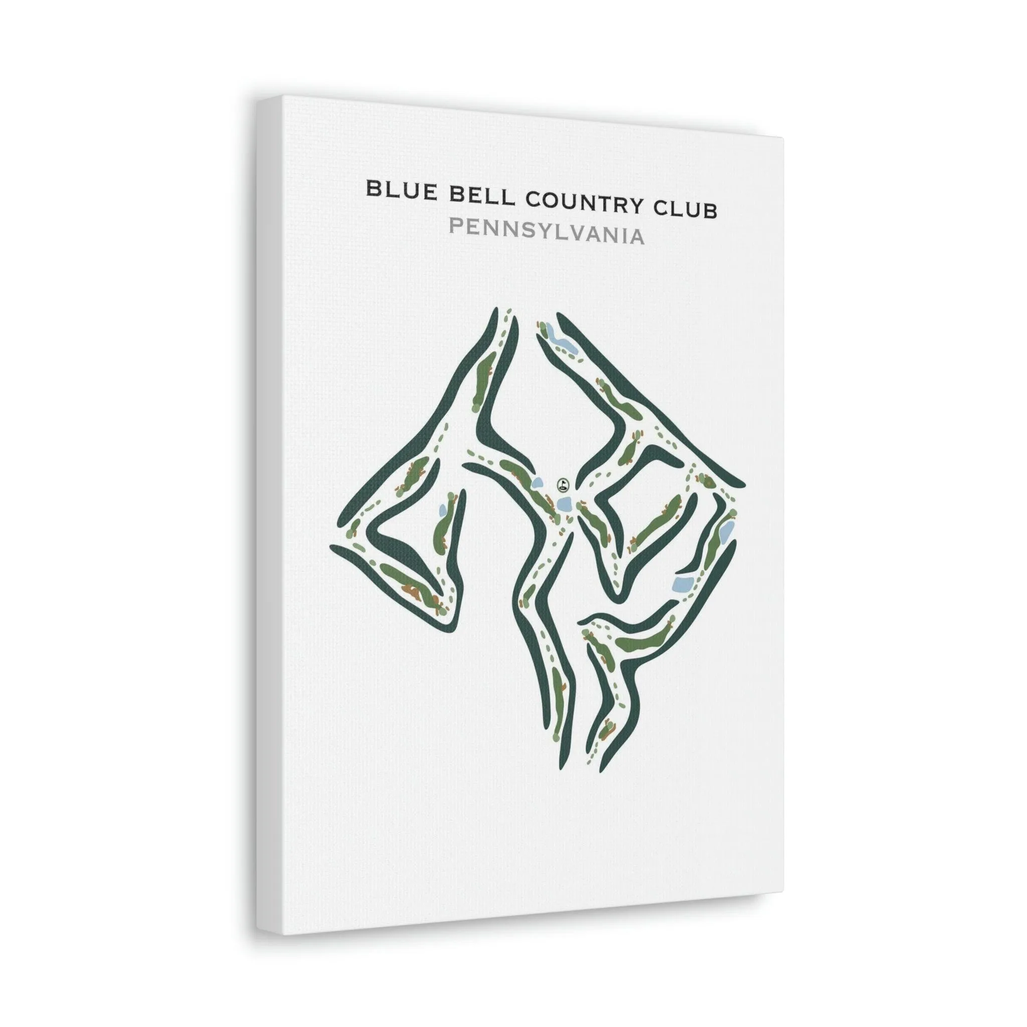 Blue Bell Country Club, Pennsylvania - Printed Golf Courses