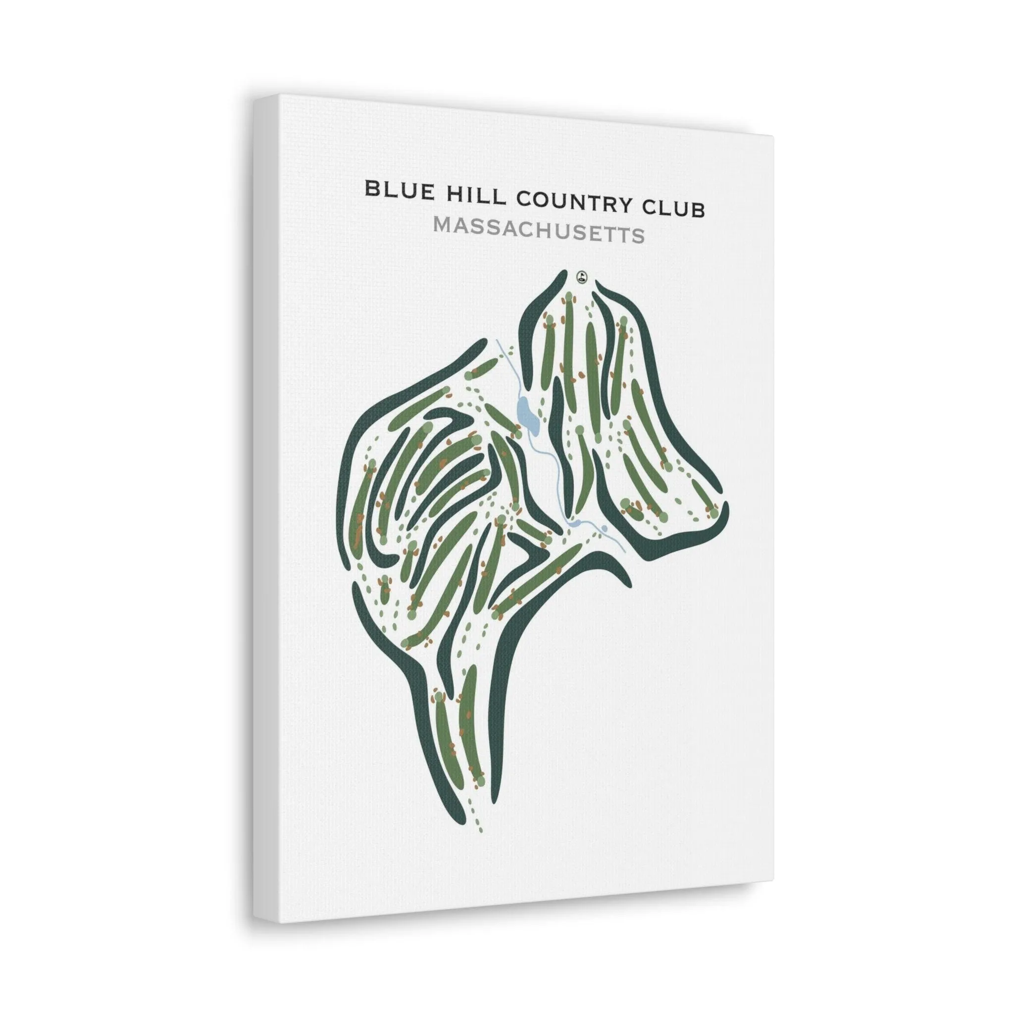 Blue Hill Country Club, Massachusetts - Printed Golf Courses