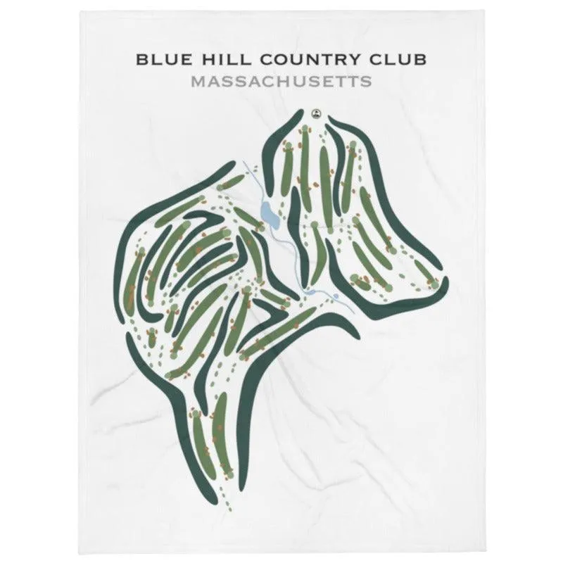 Blue Hill Country Club, Massachusetts - Printed Golf Courses