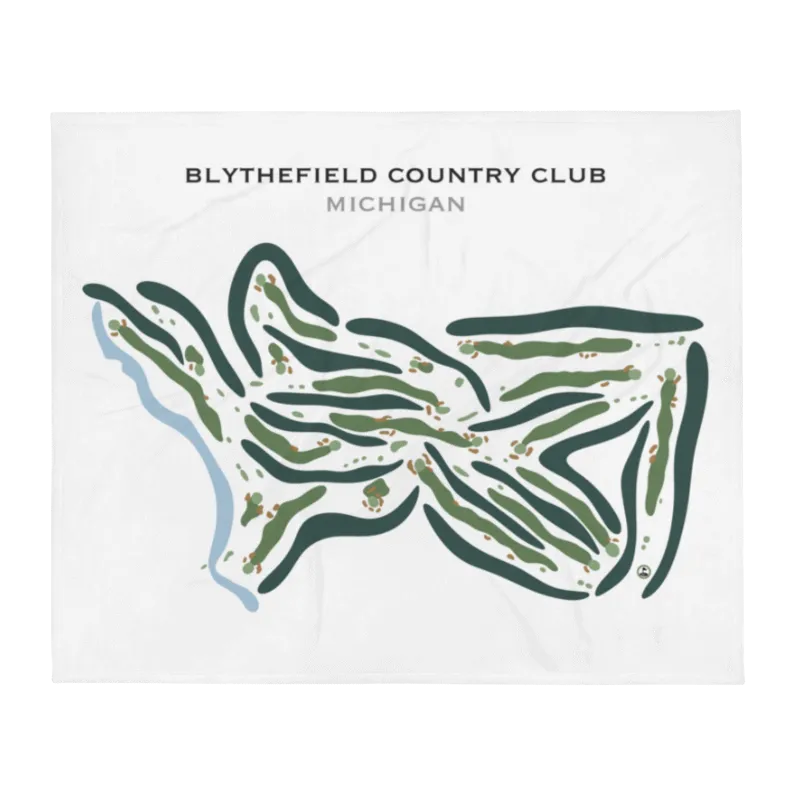 Blythefield Country Club, Michigan - Printed Golf Courses