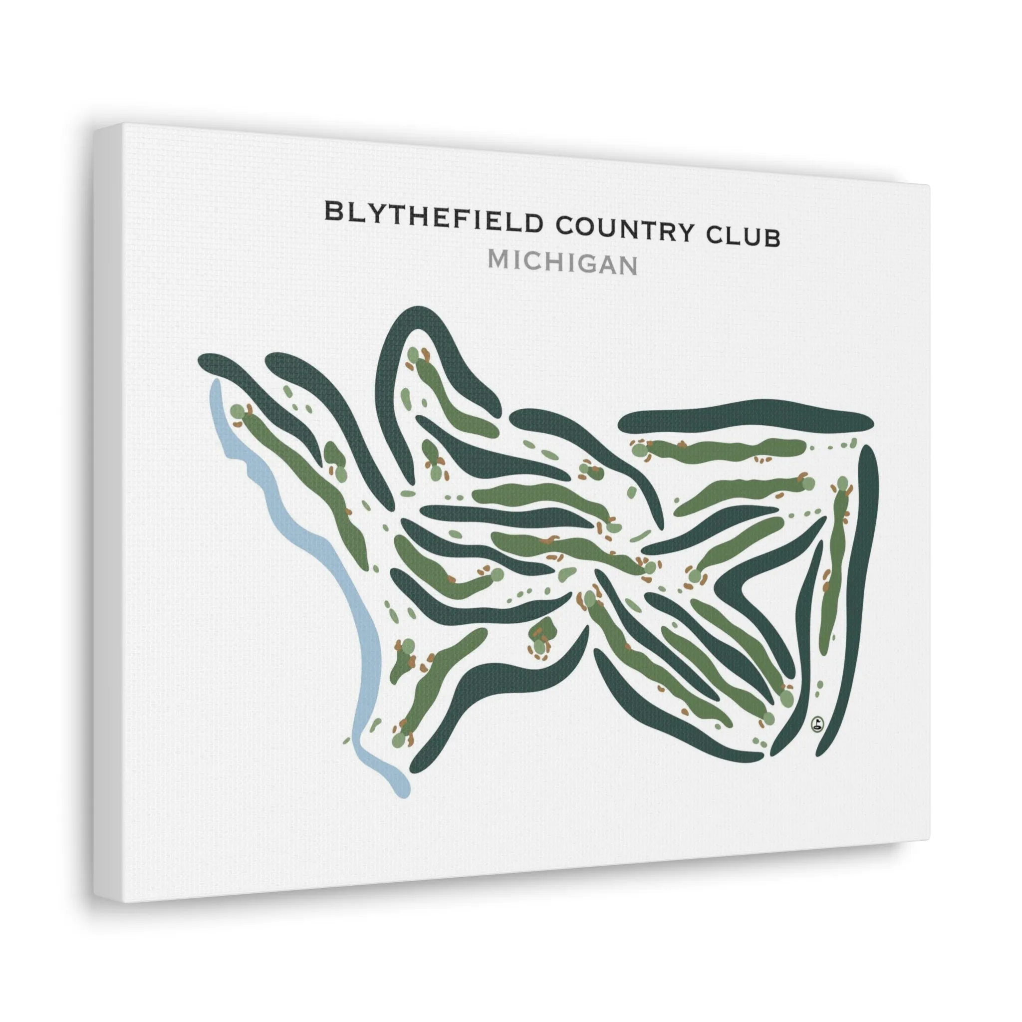 Blythefield Country Club, Michigan - Printed Golf Courses