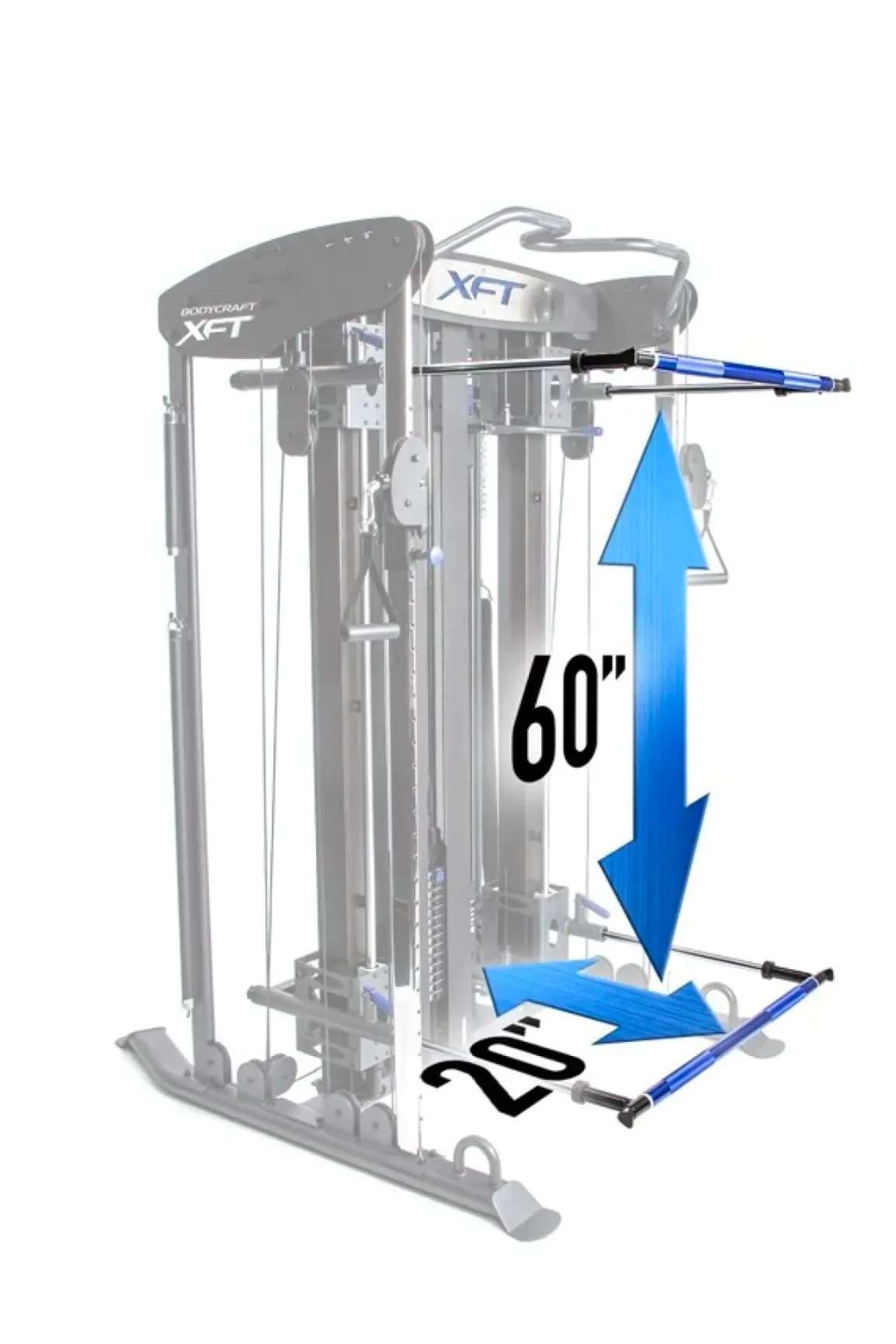 Bodycraft XFT Functional Trainer (FLOOR STOCK PICK UP ONLY MELBOURNE)