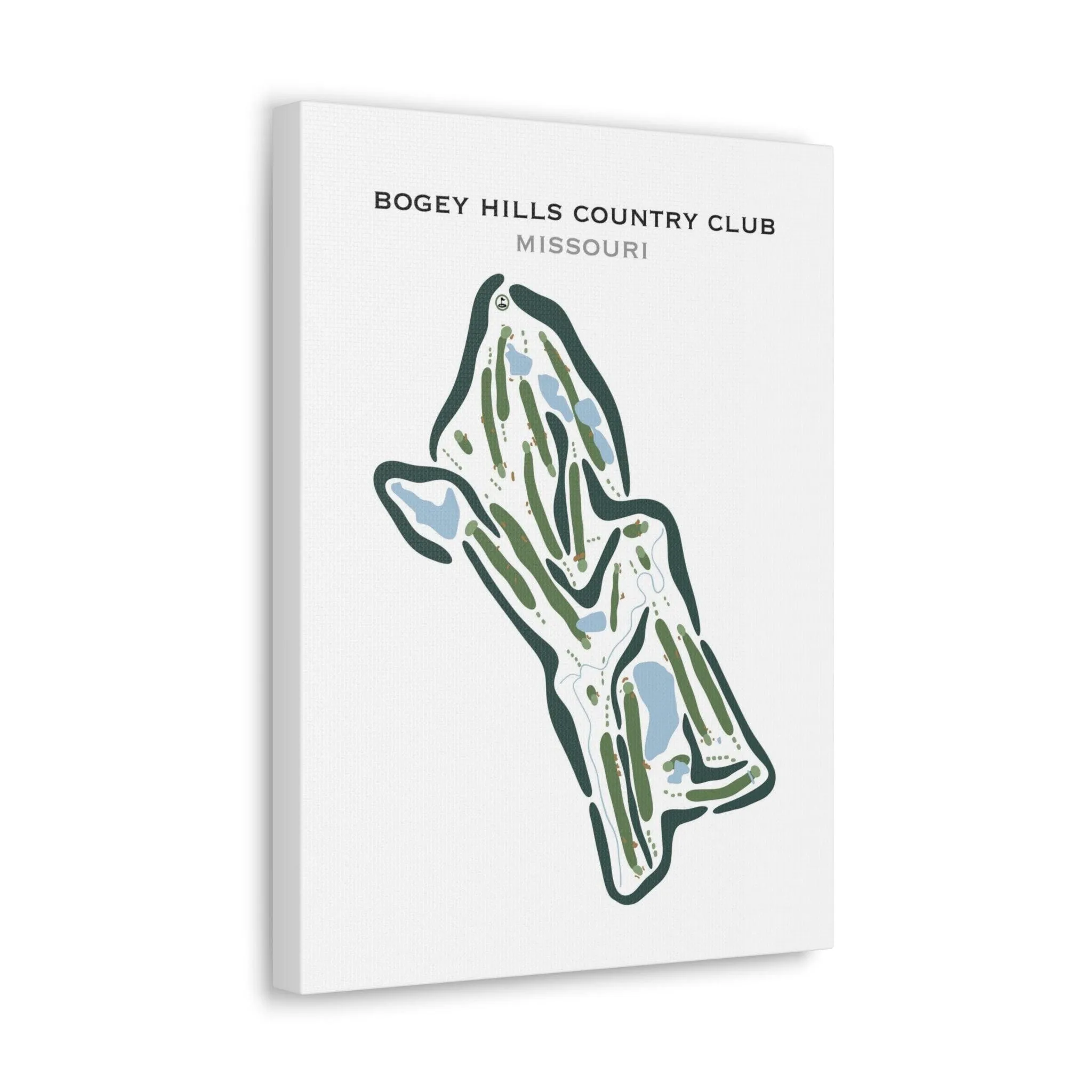 Bogey Hills Country Club, Missouri - Printed Golf Courses