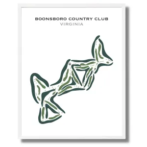 Boonsboro Country Club, Virginia - Printed Golf Courses