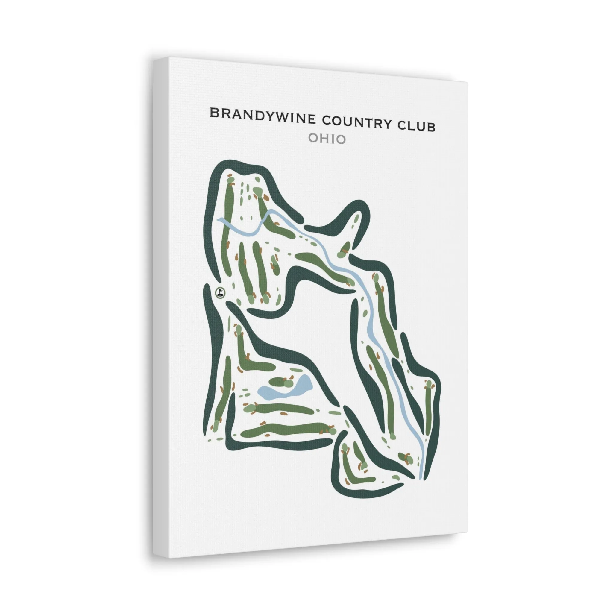 Brandywine Country Club, Ohio - Printed Golf Courses