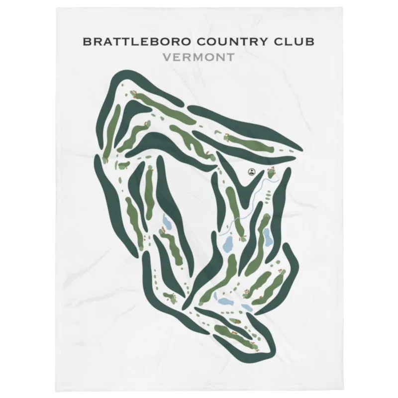 Brattleboro Country Club, Brattleboro, Vermont - Printed Golf Courses