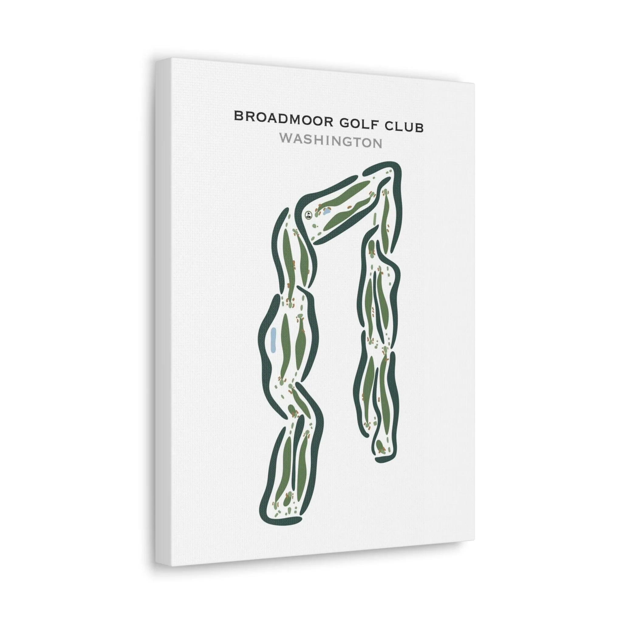 Broadmoor Golf Club, Washington - Printed Golf Courses