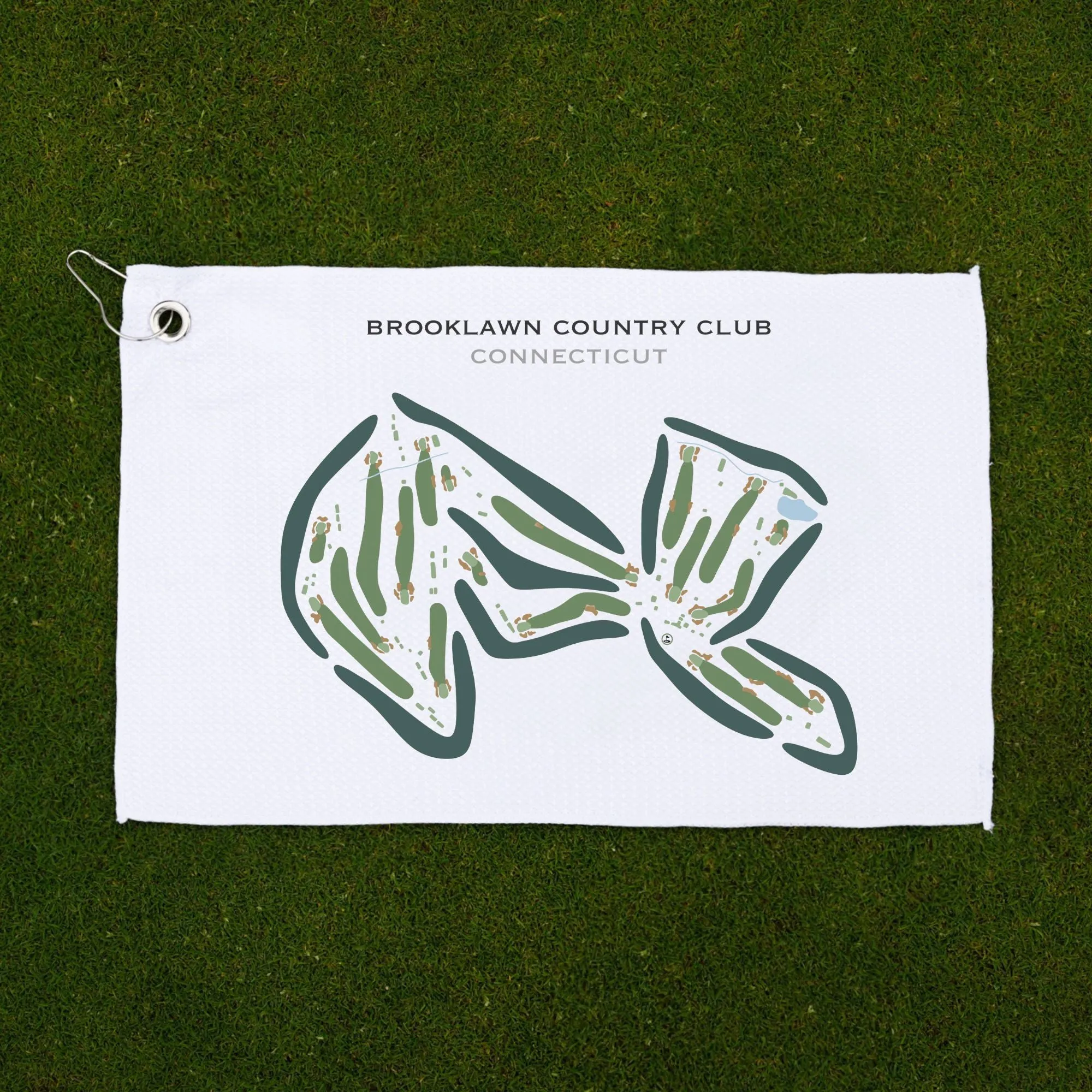 Brooklawn Country Club, Connecticut - Printed Golf Courses