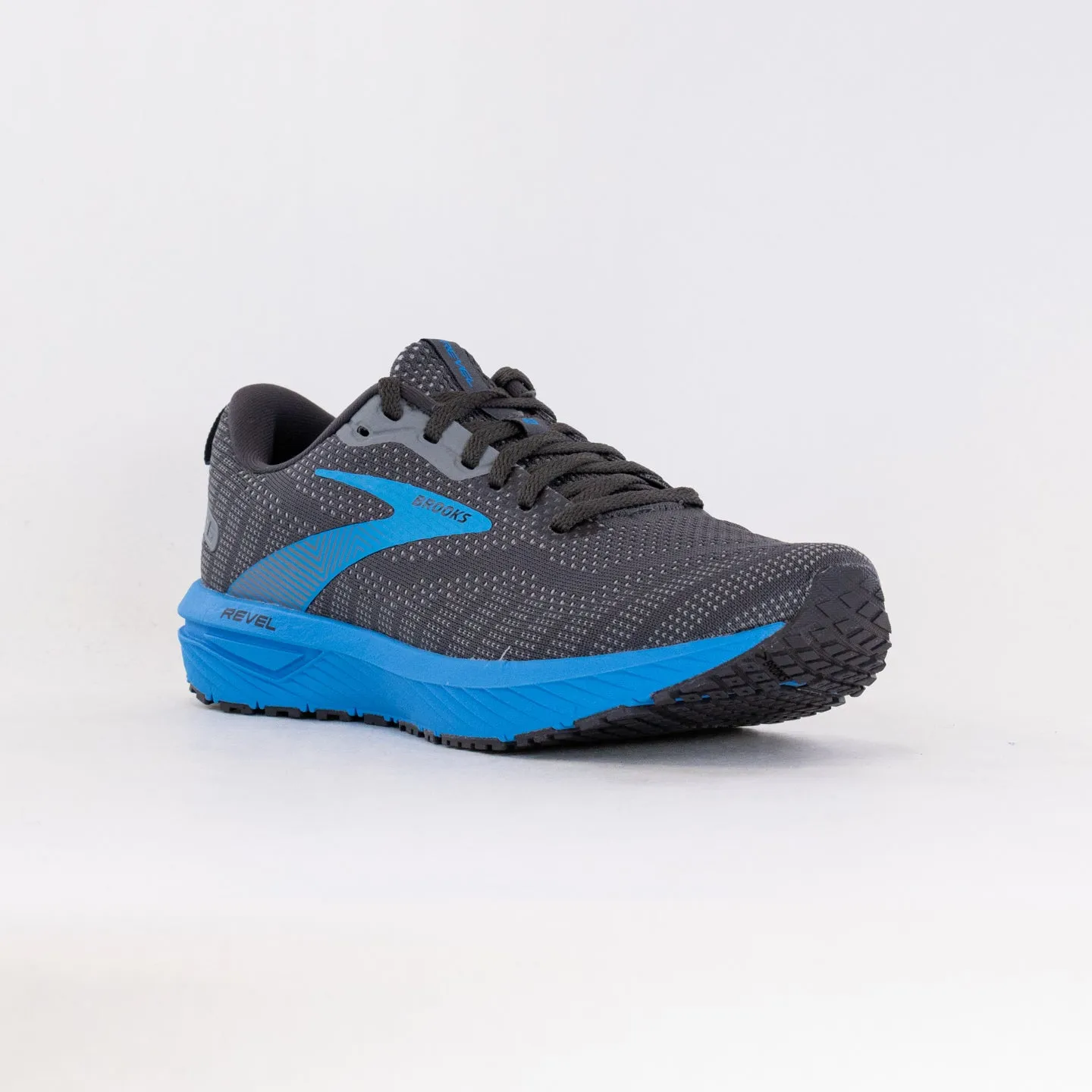 Brooks Revel 6 (Men's) - Blackened Pearl/Blue