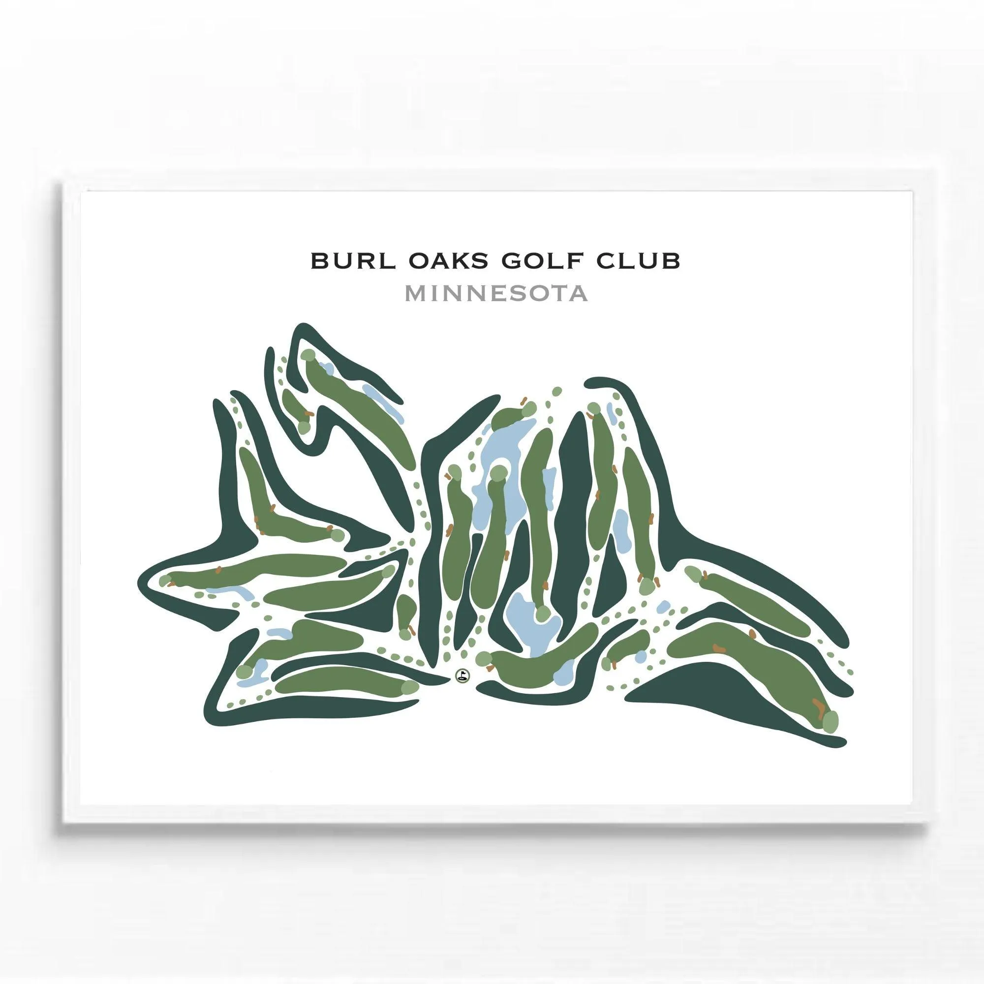 Burl Oaks Golf Club, Minnesota - Printed Golf Courses