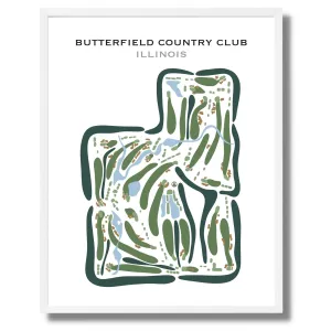 Butterfield Country Club, Illinois - Printed Golf Courses