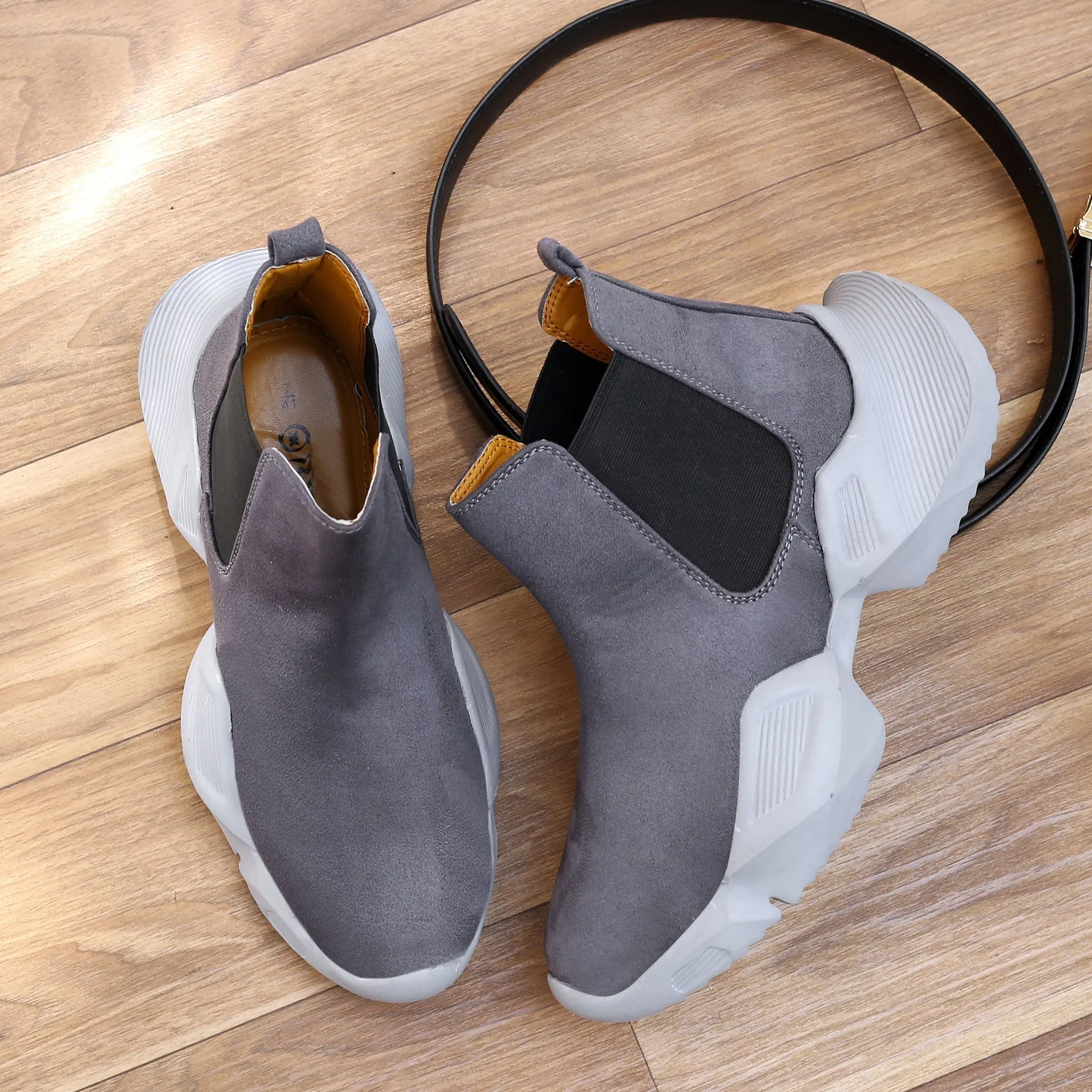 Bxxy's Suede Casual Chelsea Boots for Men