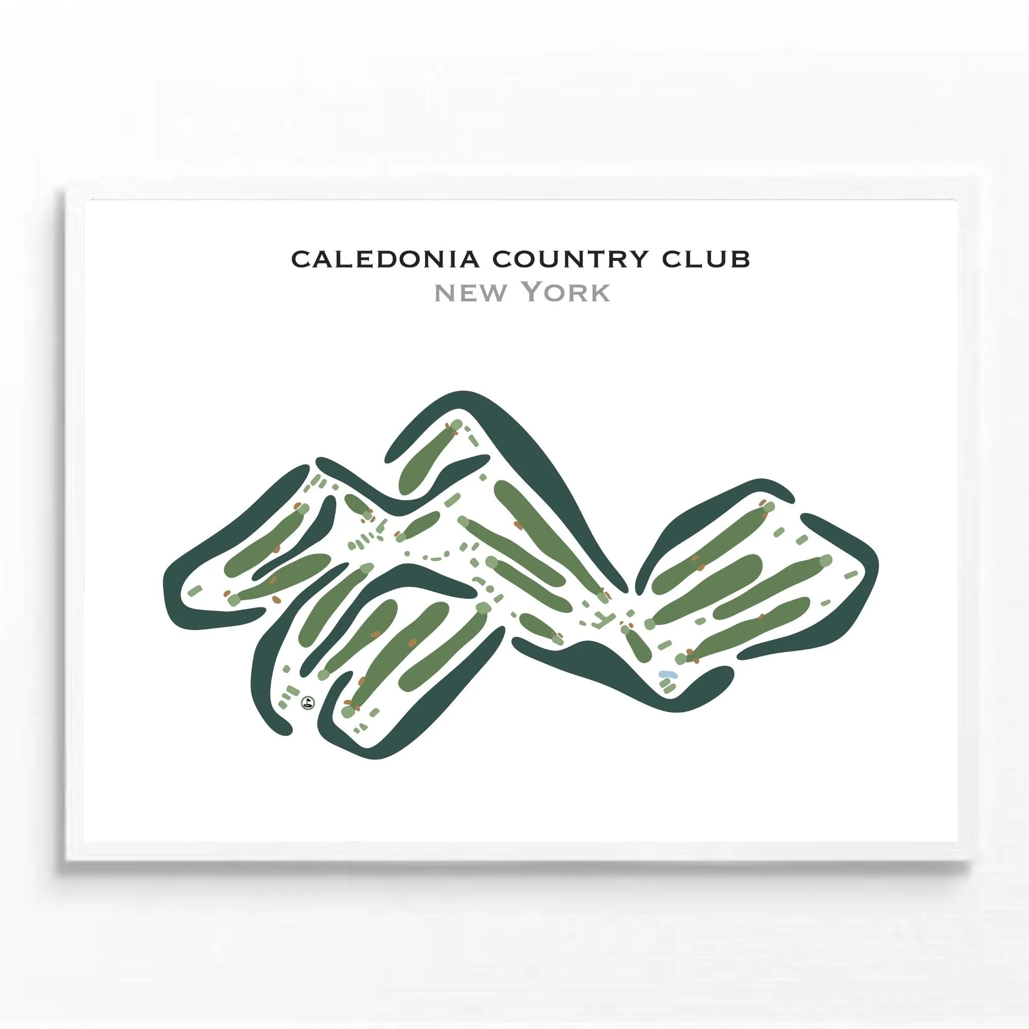 Caledonia Country Club, New York - Printed Golf Courses