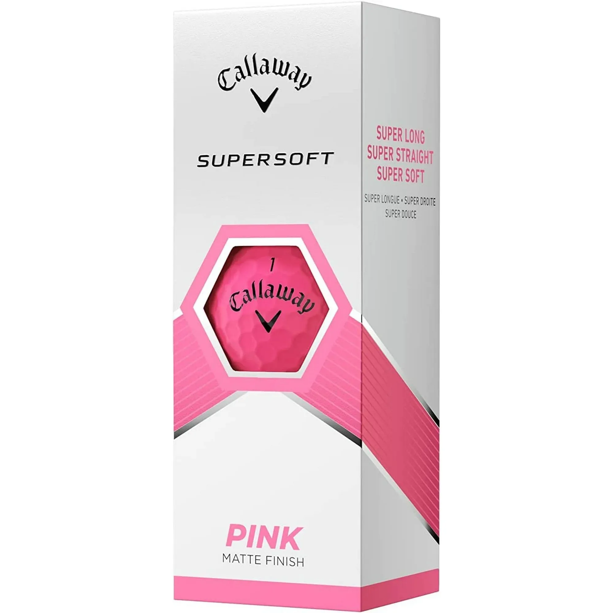 Callaway 642076012 Golf 2023 Supersoft Golf Ball-Matte Pink 12 Pack