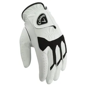 Callaway White Black Tech Series Tour Regular Right Handed Golf Glove (M)