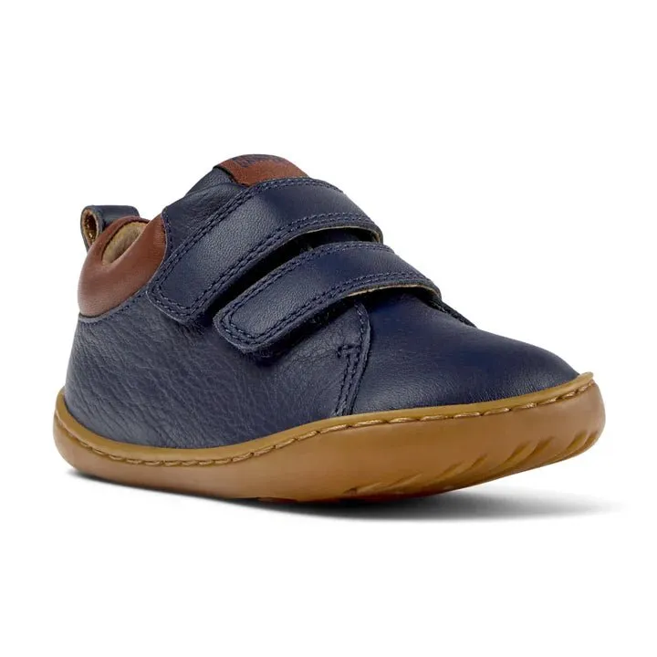 Camper: Peu Cami Velcro - Blue / Brown