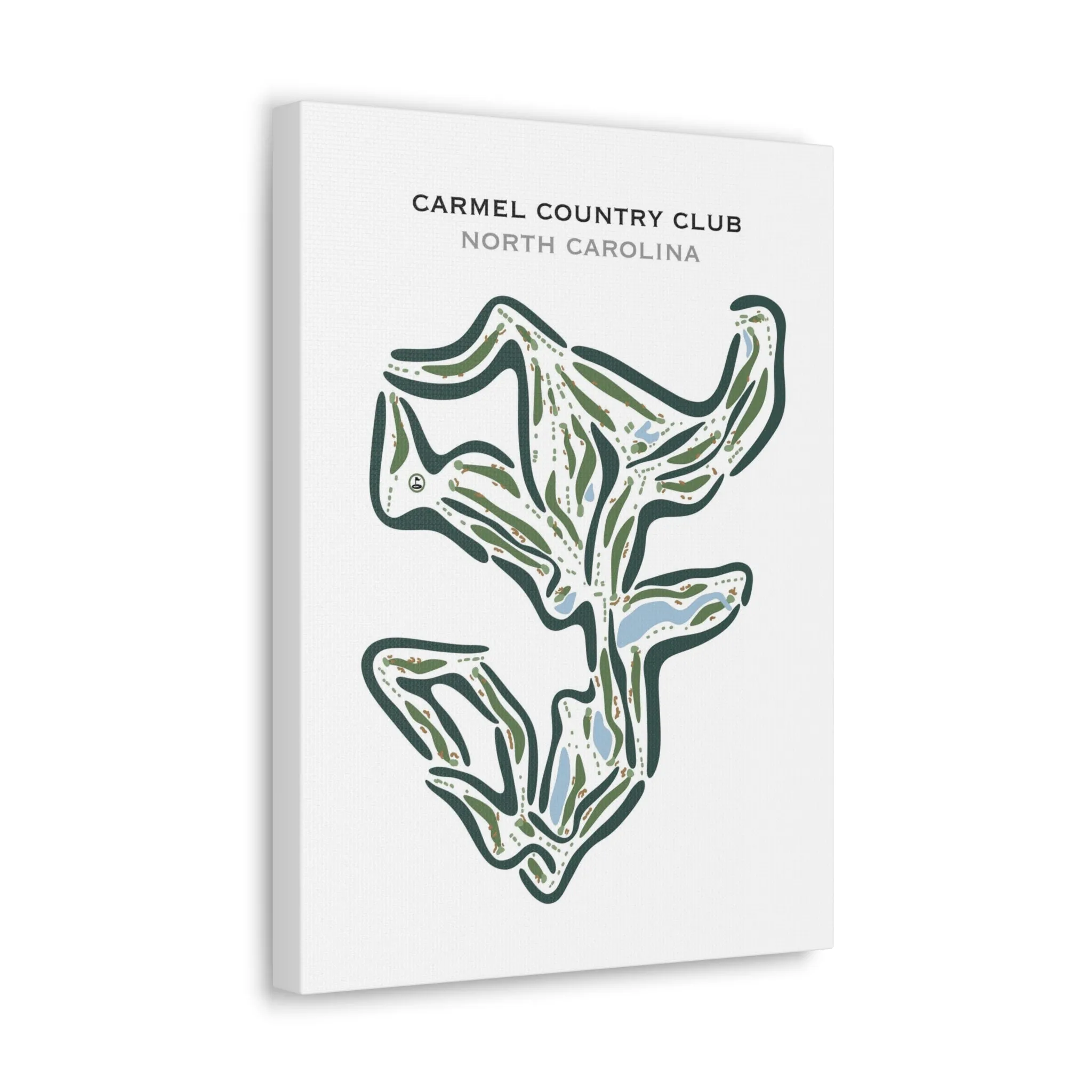 Carmel Country Club, North Carolina - Printed Golf Courses