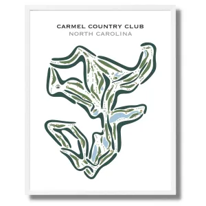 Carmel Country Club, North Carolina - Printed Golf Courses