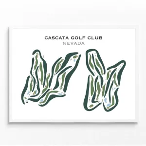 Cascata Golf Club, Nevada - Printed Golf Courses