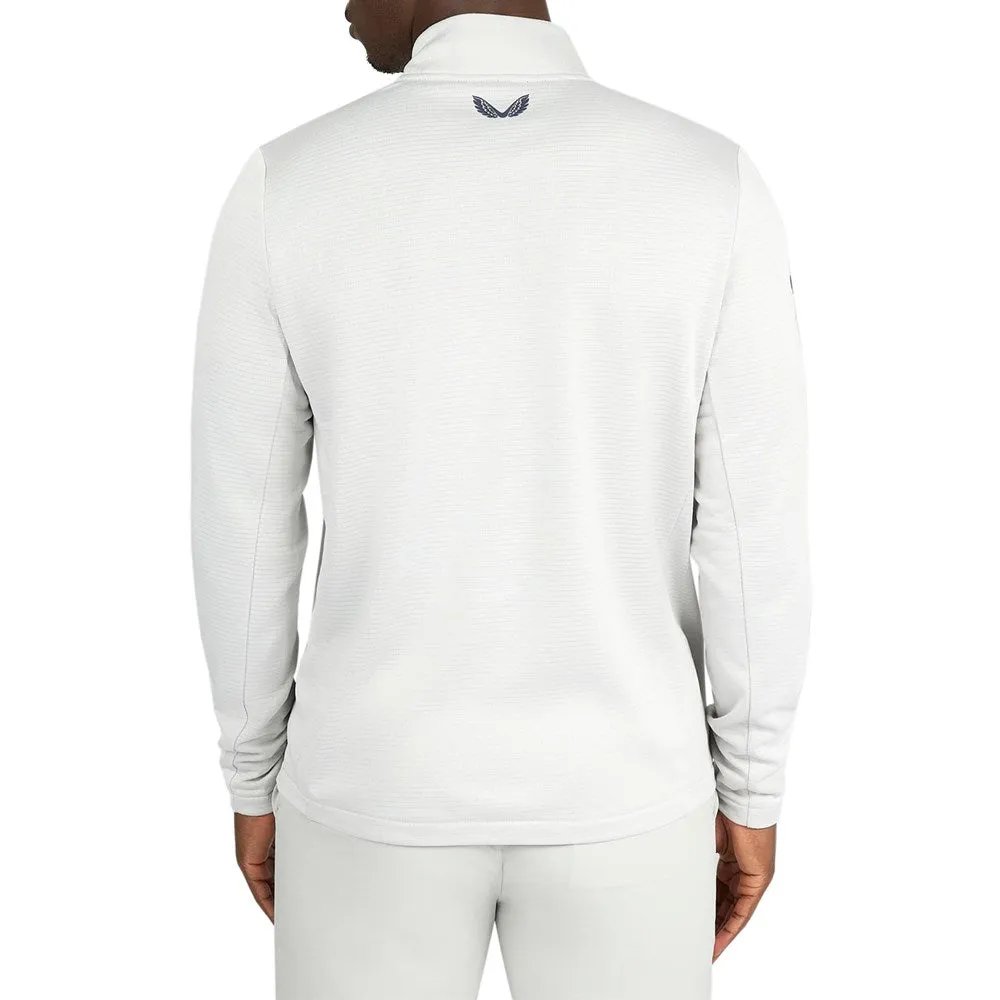 Castore Soft Shell Tech Golf 1/2 Zip - Stone Grey