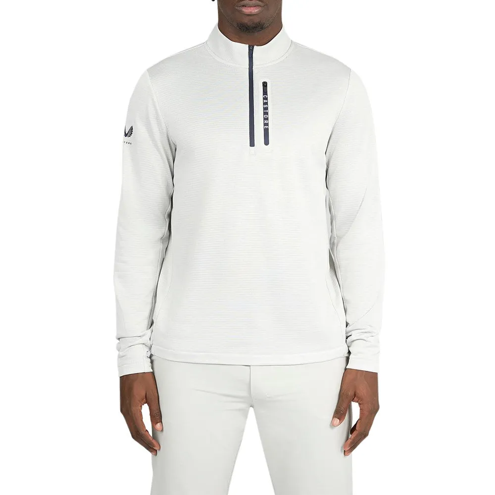 Castore Soft Shell Tech Golf 1/2 Zip - Stone Grey