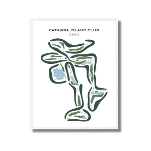 Catawba Island Club, Ohio - Printed Golf Courses