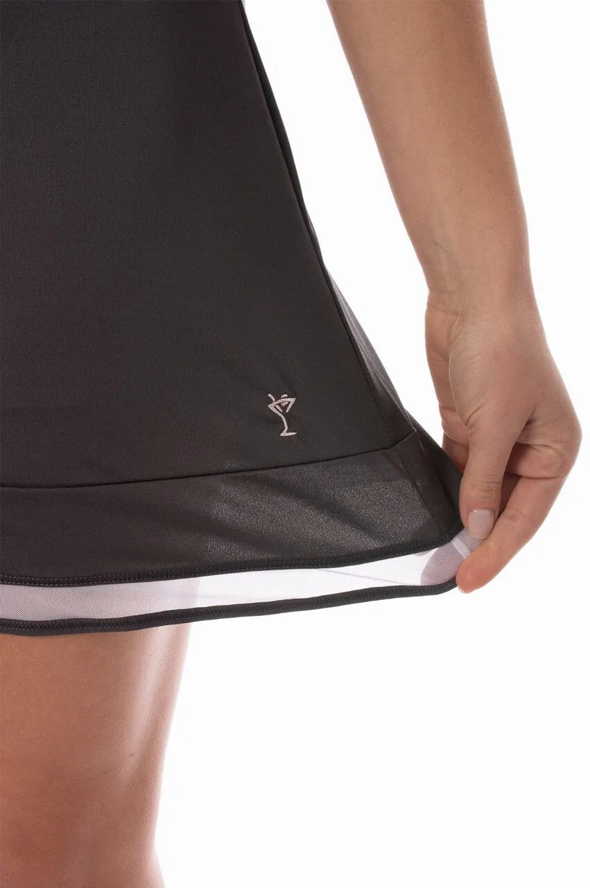 Charcoal Top Golf Pull-On Skort