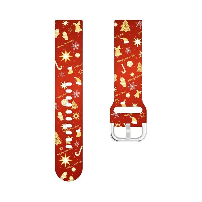 Christmas Watch Straps compatible with the Garmin Approach S12