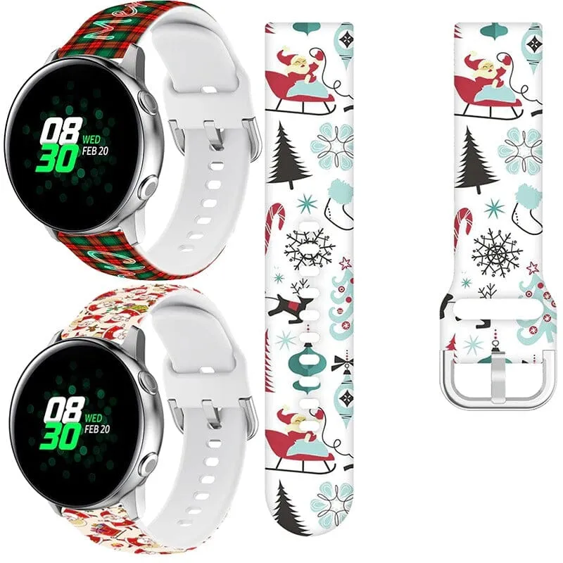 Christmas Watch Straps compatible with the Garmin Approach S12