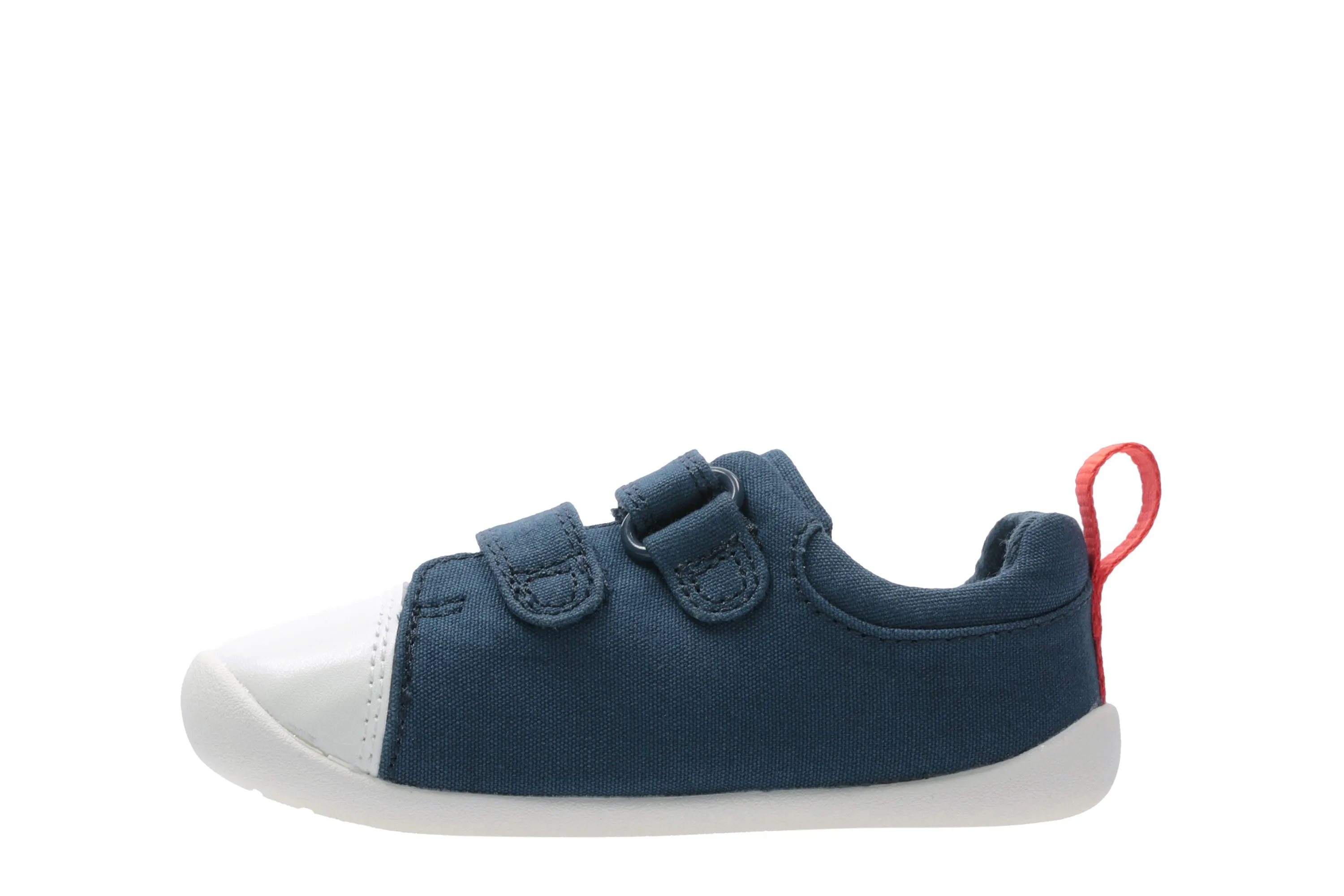 Clarks Roamer Craft Infant Boys Navy Canvas Shoe