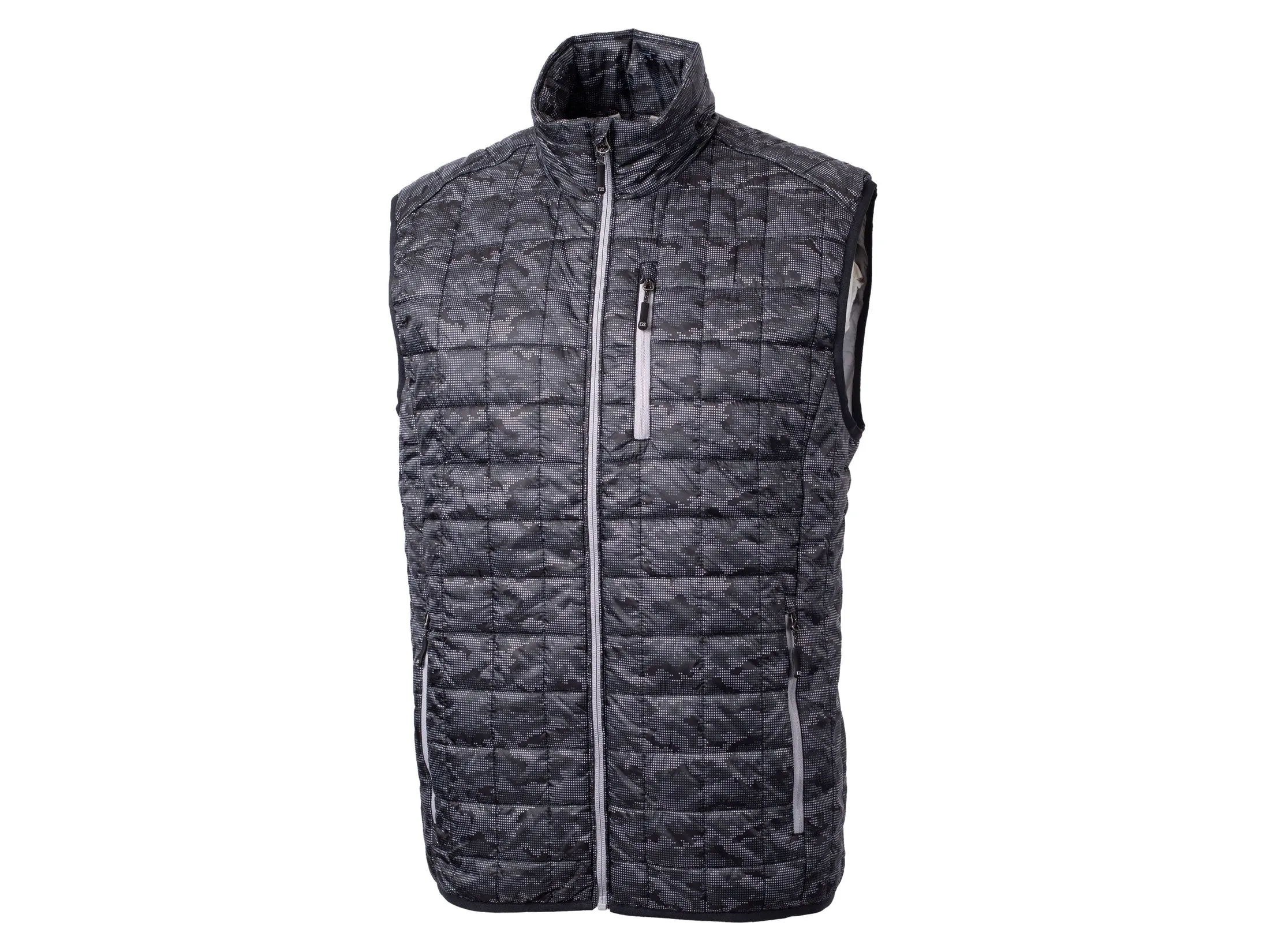 Cutter & Buck Rainier PrimaLoft® Mens Eco Insulated Full Zip Printed Puffer Vest