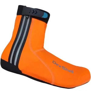 DexShell Adults High Visibility Cycling Over Shoes - Orange