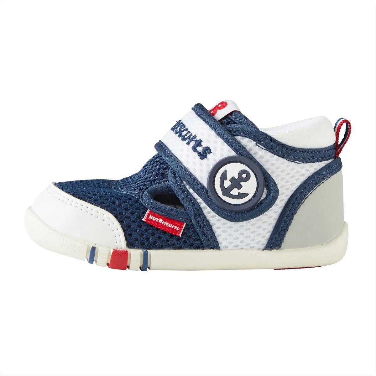 Double Russell Mesh First Walker Shoes - Marine