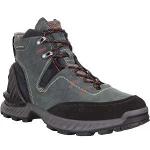 ECCO Mens Exohike Mid GTX Gore-Tex Waterproof Walking Boots - Black