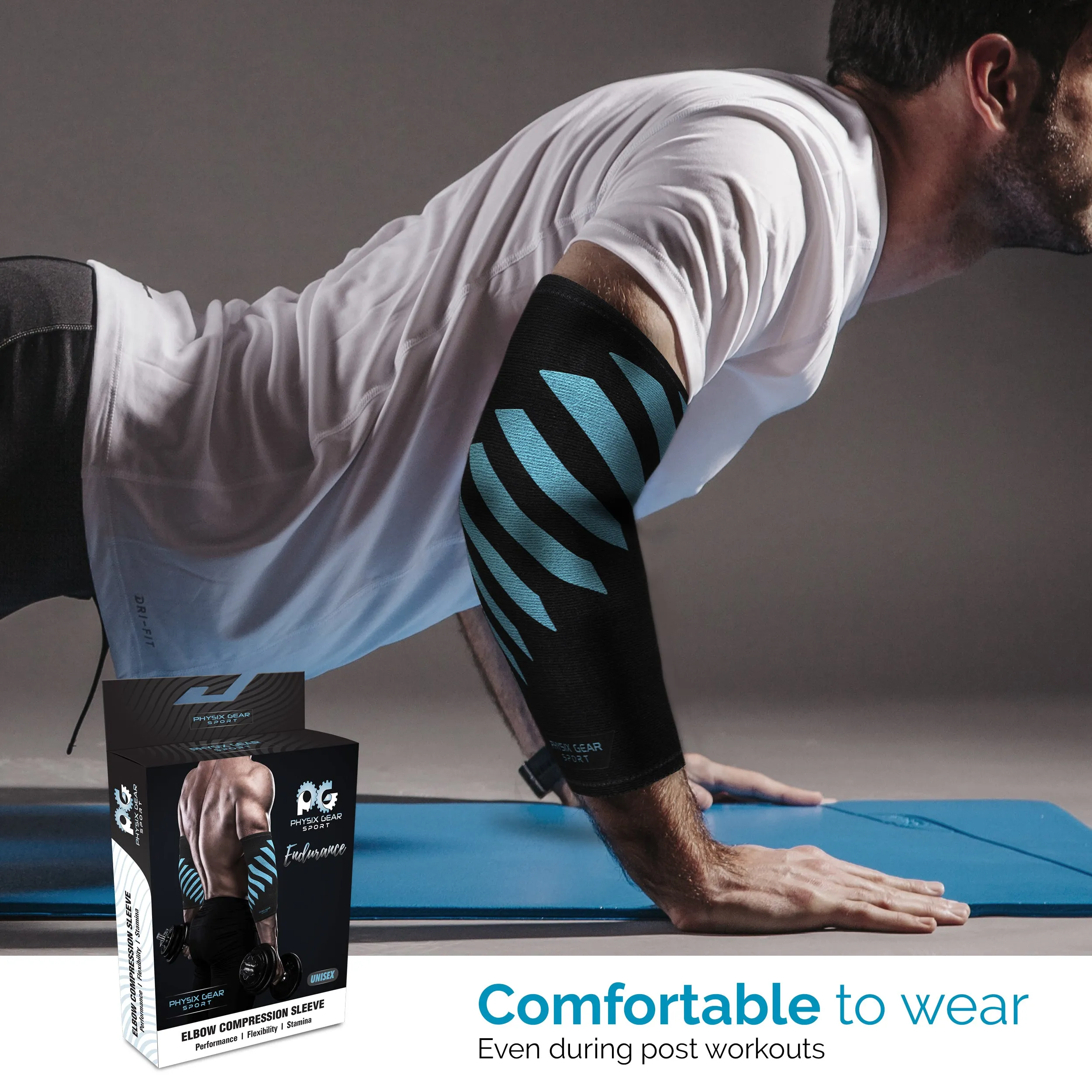 Elbow Compression Sleeves - Support and Relief for Active Arms