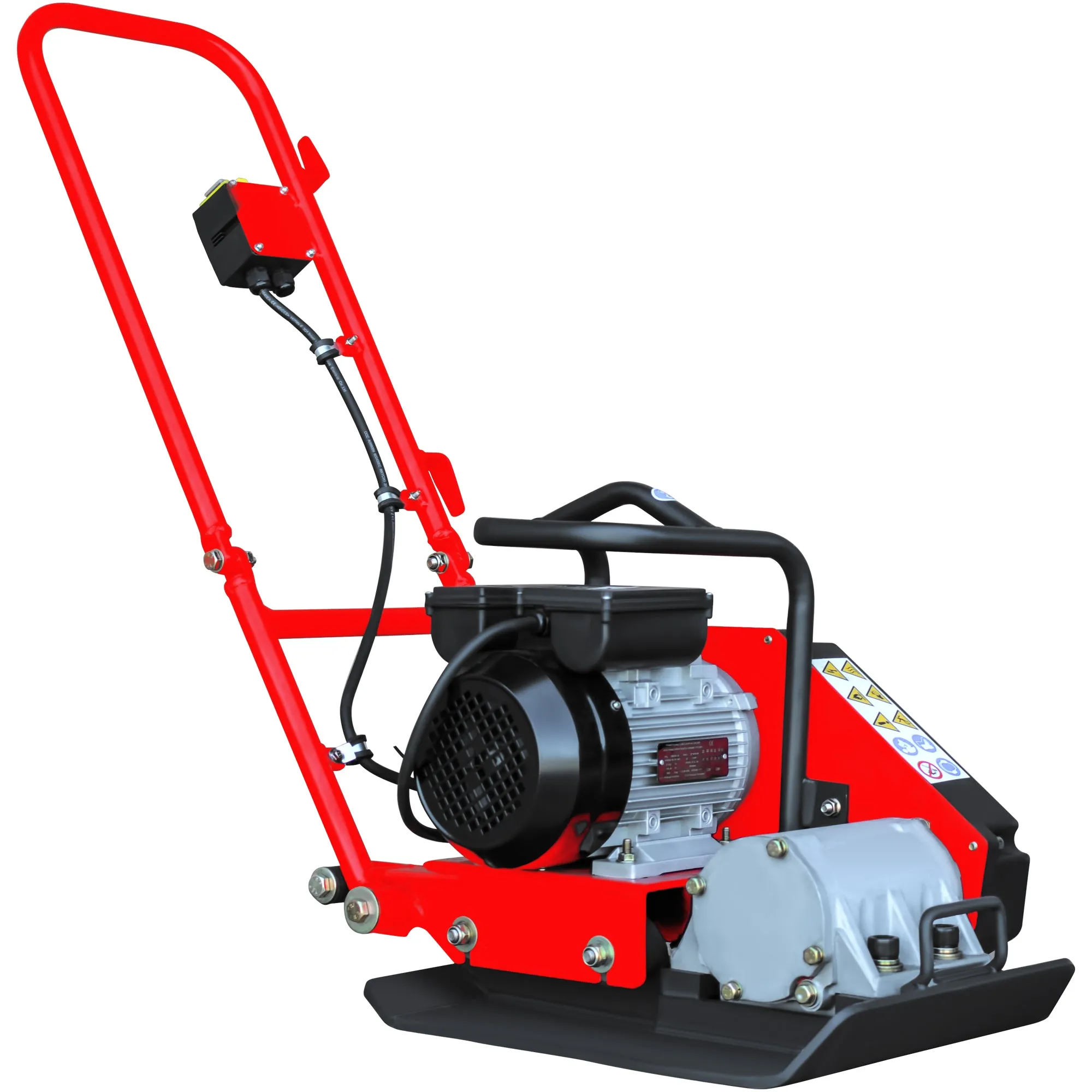 Factory Reconditioned 2 HP Electric Vibratory Plate Compactor Tamper for Gravel Soil Compacntio