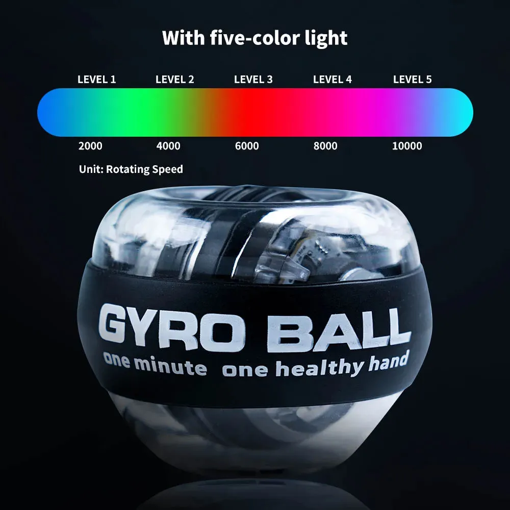 Fitness Power Trainer Ball Self-starting Gyro ball Power ball Arm Hand Muscle Force Fitness Exercise Equipment Strengthener