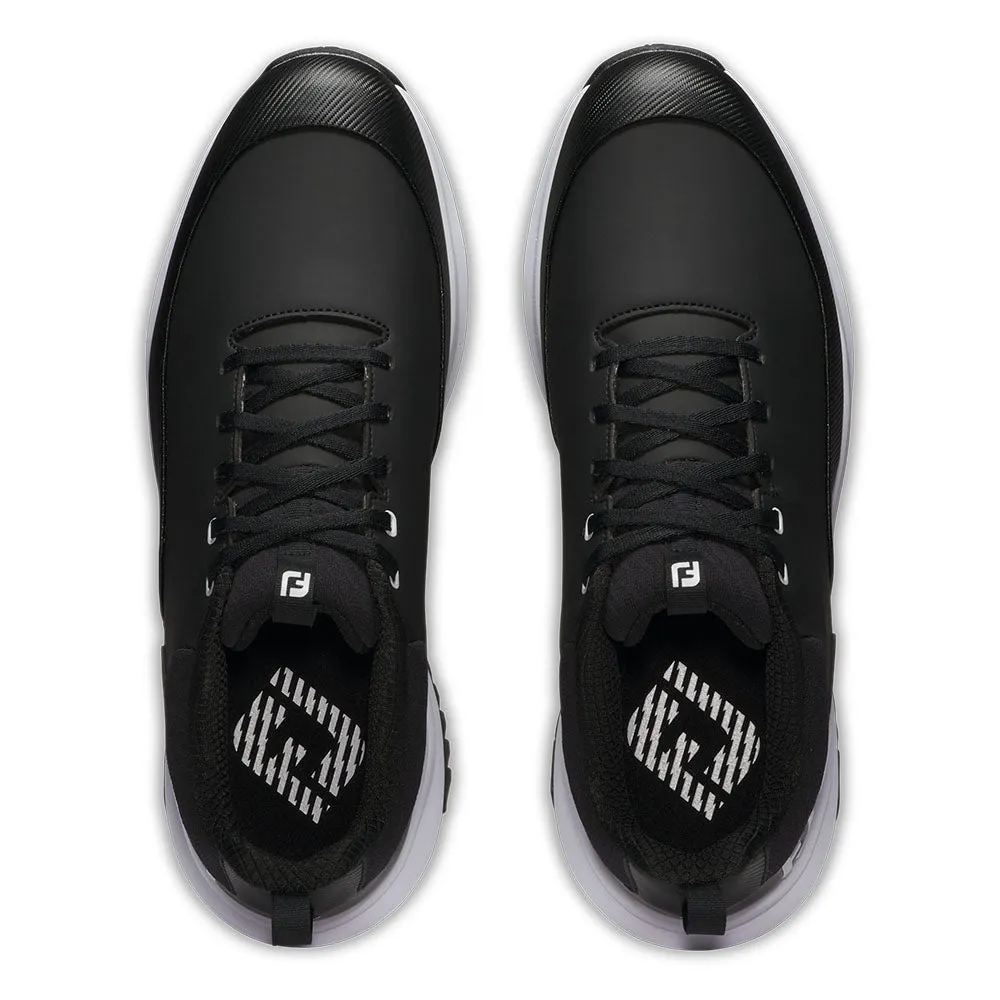 FootJoy Tour Rival Spiked Shoes - Black/White