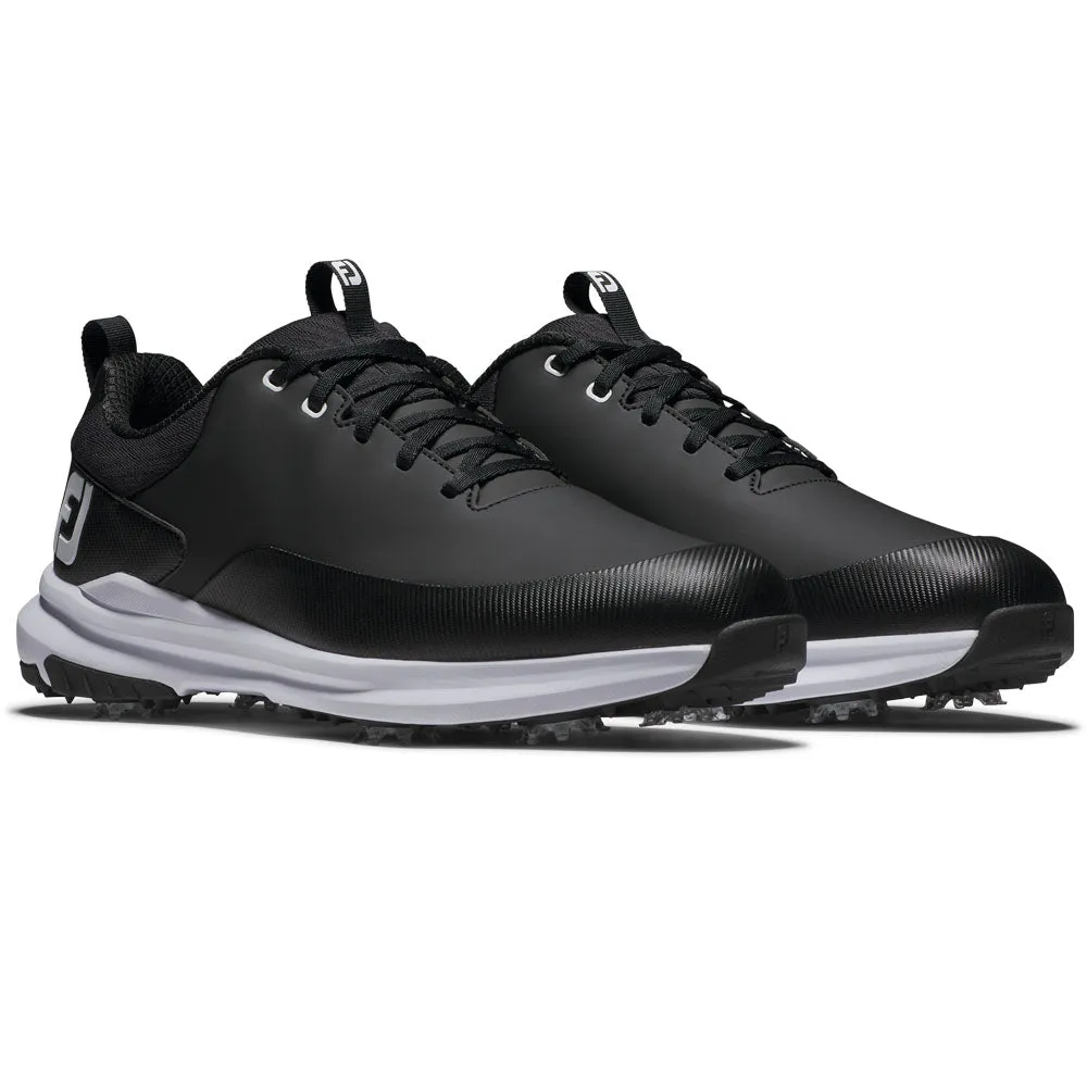 FootJoy Tour Rival Spiked Shoes - Black/White