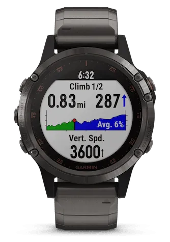 Garmin Fenix 5 Plus Sapphire Multisport Watch