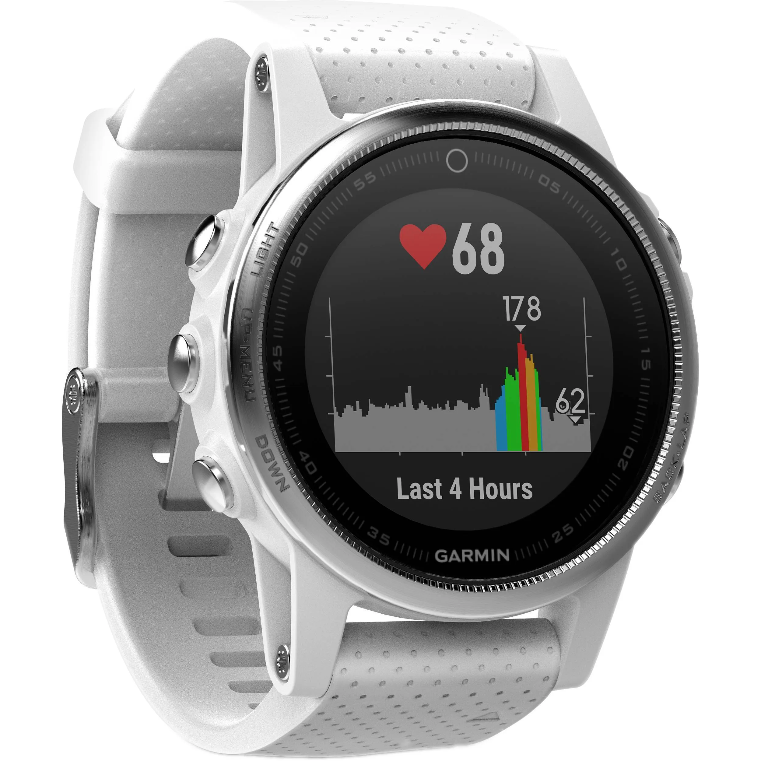 Garmin Fenix 5S GPS Multi Sport Watch - Watch Only / White Carrara / 42MM